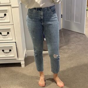 Banana Republic Light Blue Cropped Jeans